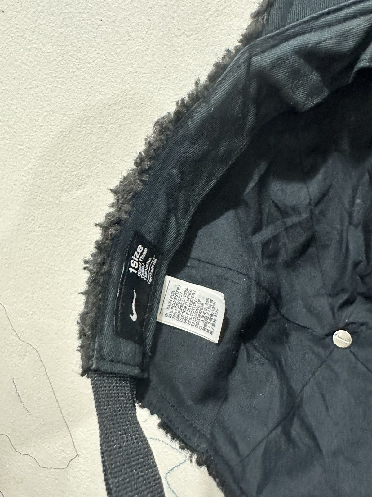 Nike Triple Black NIKE Sherpa Hat Size ONE SIZE - 6 Thumbnail