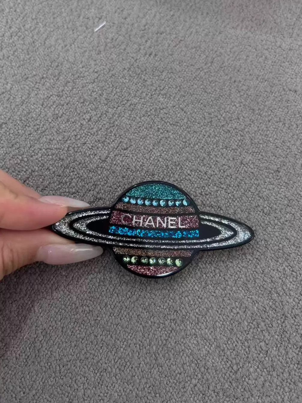 Chanel Chanel Rare Colorful Acrylic Mini Planet Brooch Size ONE SIZE - 1 Thumbnail