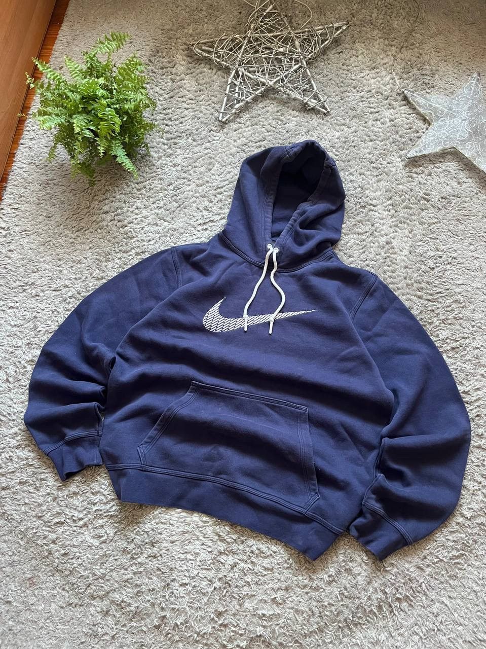 Nike × Vintage Nike Hoodie Streetwear Vintage Big Logo Swoosh Rare Size US M / EU 48-50 / 2 - 2 Thumbnail