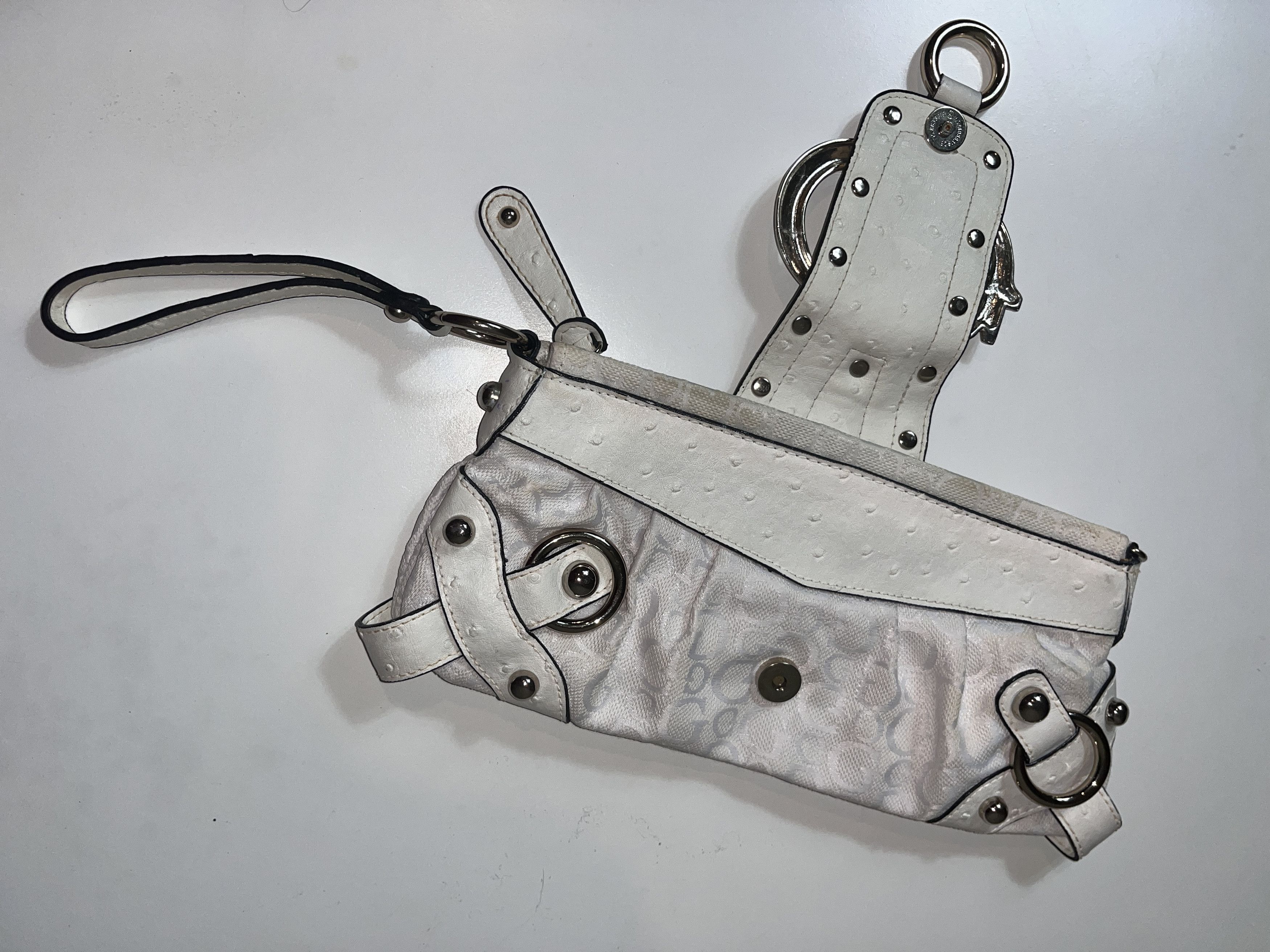 Guess Guess vintage buckle logo bag baguette mini 00s Y2k Handbag Size ONE SIZE - 3 Thumbnail