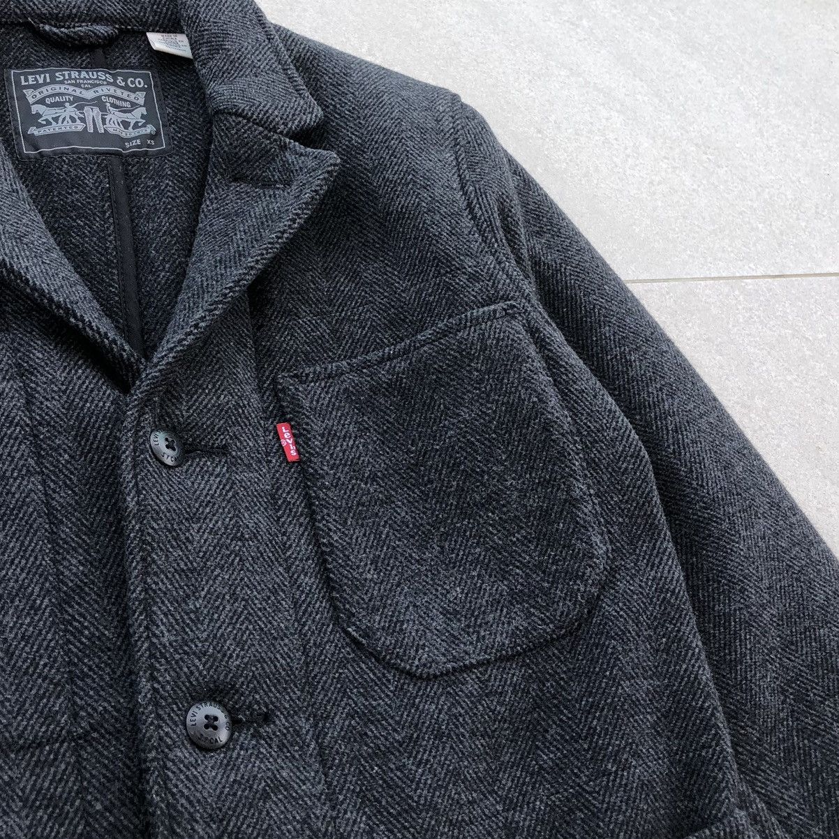 Levi's Levi’s Strauss & Co Laine Wool Coat Jacket Size US XS / EU 42 / 0 - 5 Thumbnail