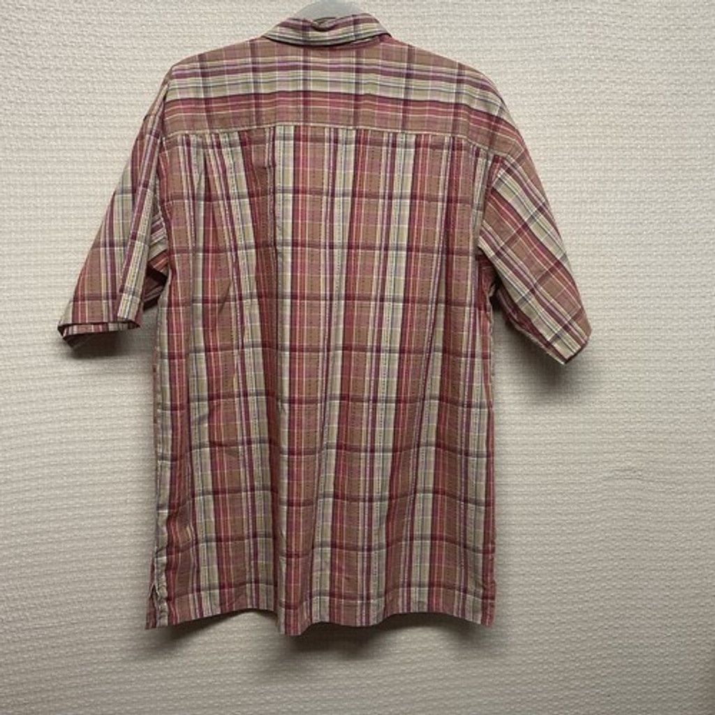 Patagonia VTG Patagonia SeerSucker Short Sleeve Button Up Shirt Men L Size US L / EU 52-54 / 3 - 8 Thumbnail