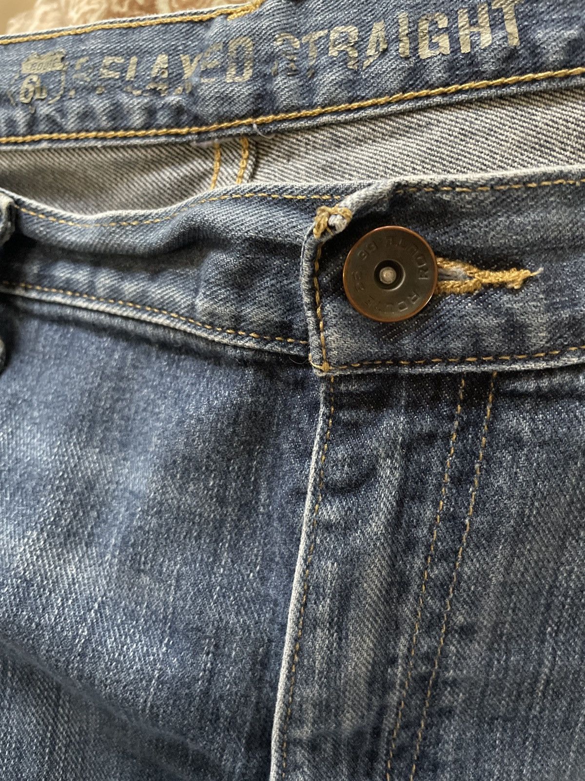 Route 66 × Vintage Route 66 Jean Denim Shorts Jorts Skater relaxed waist 48 in Size US 44 / EU 60 - 10 Thumbnail
