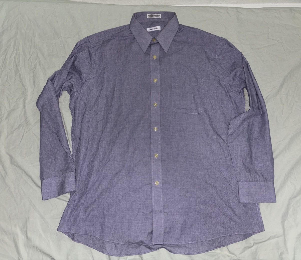 Pierre Cardin Pierre Cardin Mens Dress Shirt Size L Size US L / EU 52-54 / 3 - 1 Thumbnail