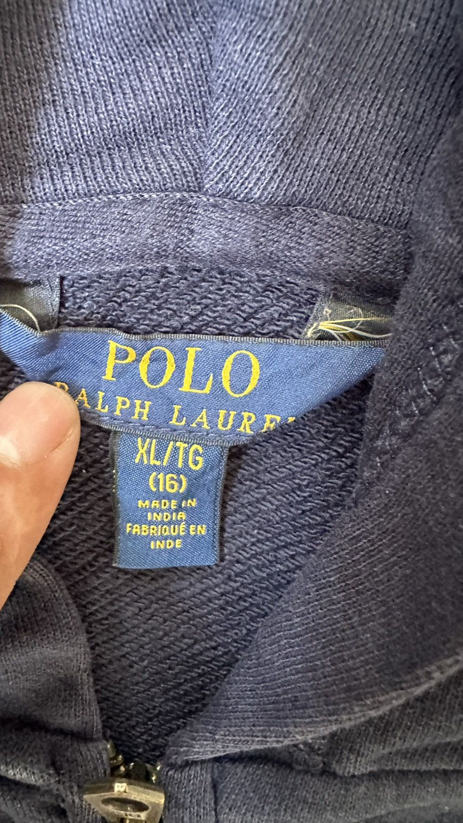 Polo Ralph Lauren VINTAGE POLO RALPH LAUREN MIDZIPPER HOODIE Size US S / EU 44-46 / 1 - 7 Thumbnail