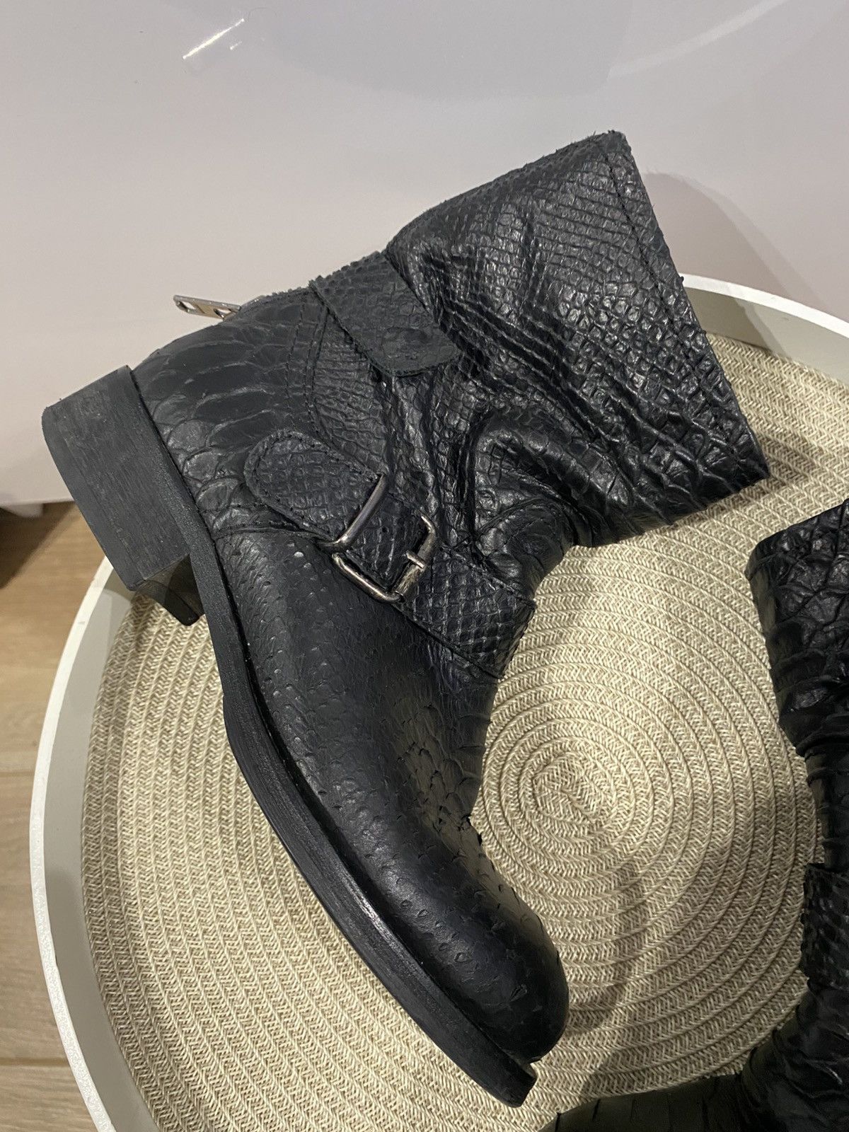 Billi Bi Billi Bi Phyton Style As98 Studded Engineered Boots Size: 36 Size US 6 / IT 36 - 3 Thumbnail