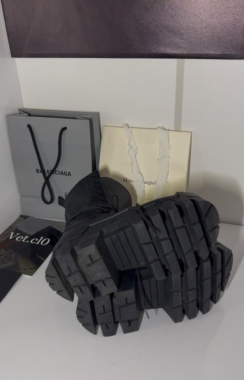 Balenciaga ✅Balenciaga Bulldozer boots lace up high black 39 (41) Size US 7.5 / EU 40-41 - 3 Thumbnail