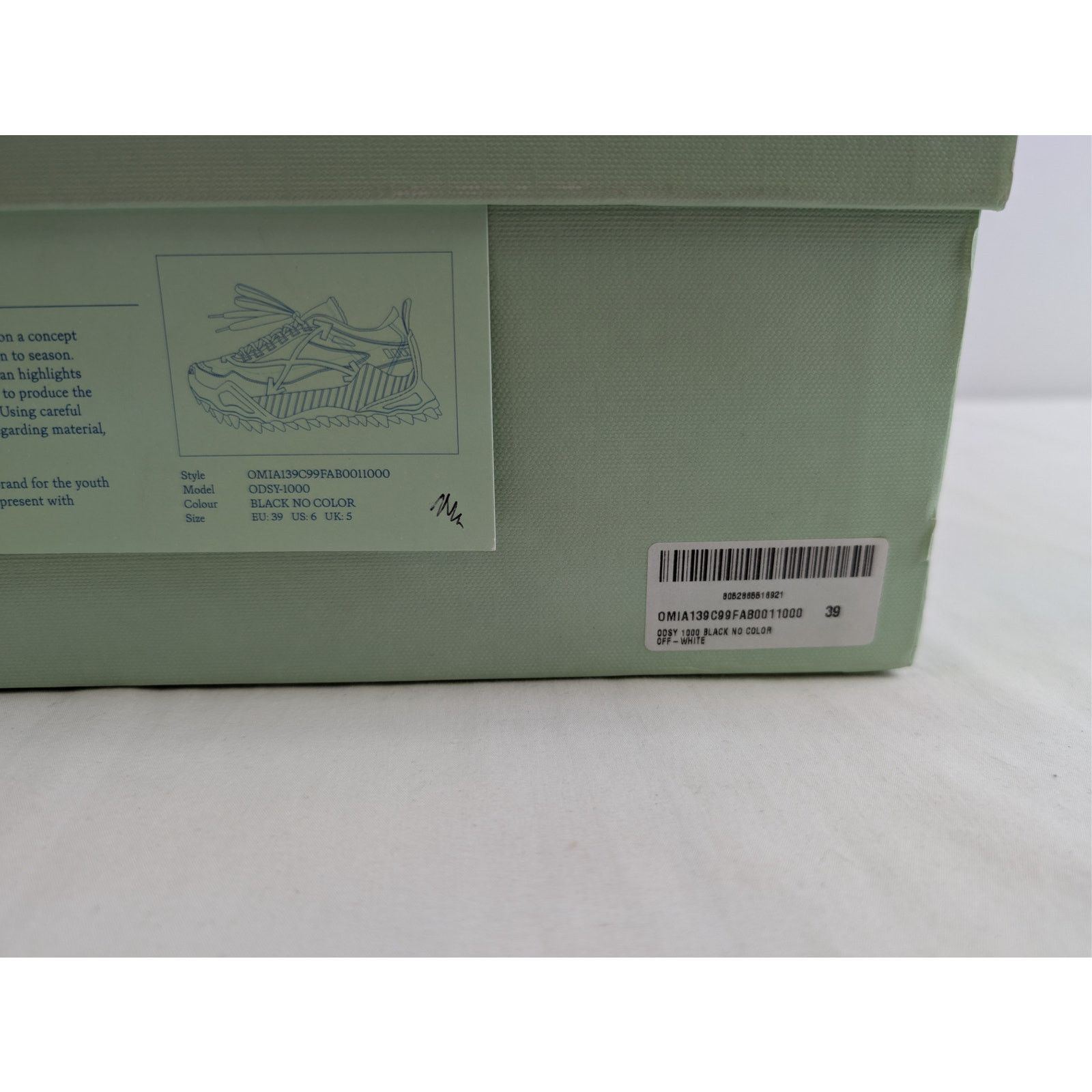 Off-White o1rshd1 Odsy-1000 sneakers in black Size US 6 / EU 39 - 24 Thumbnail