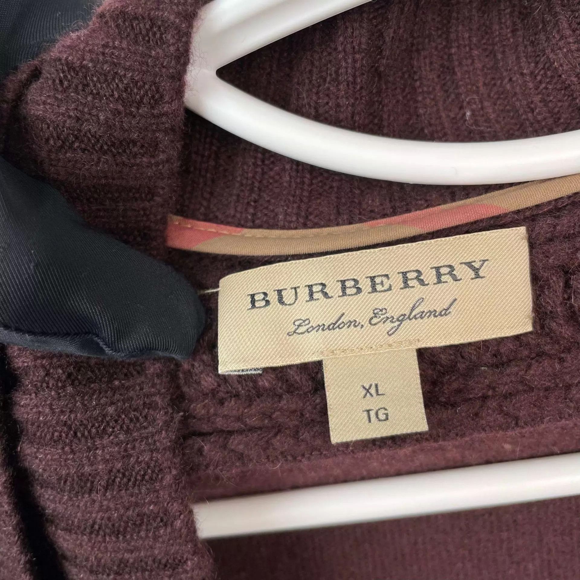 Burberry Burberry 98 New Brown Knit Cardigans Size XL / US 12-14 / IT 48-50 - 4 Thumbnail