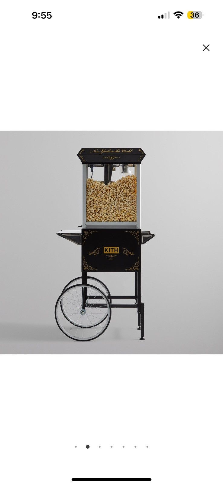 Kith Kith Kithmas popcorn Cart/ Machine Size ONE SIZE - 3 Thumbnail