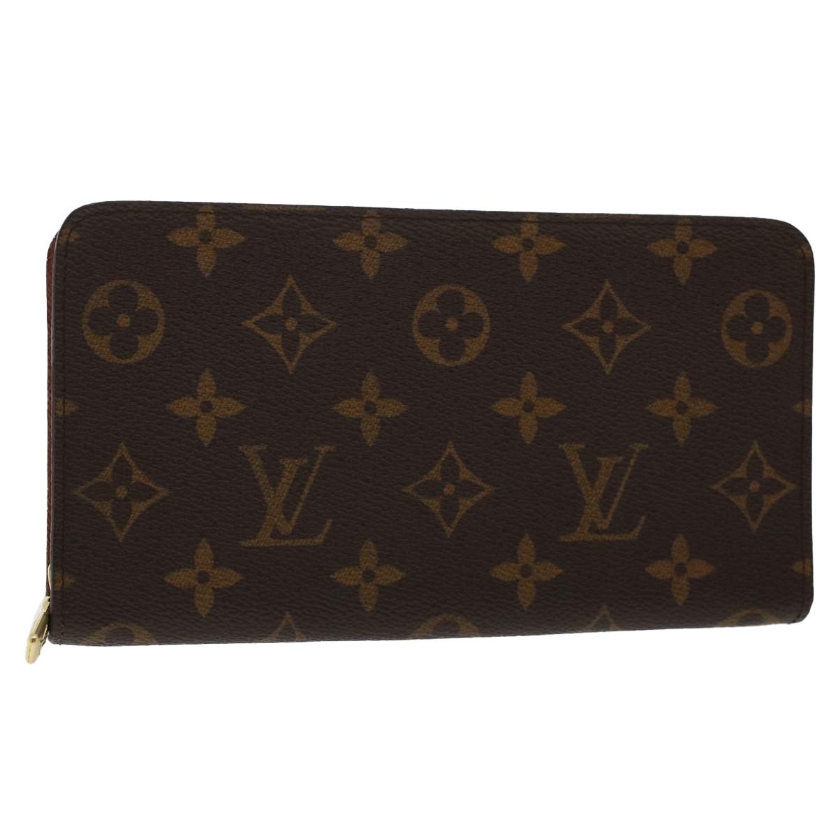 Louis Vuitton LOUIS VUITTON Monogram Porte Monnaie Zip Long Wallet M61727 LV  Auth yk7792