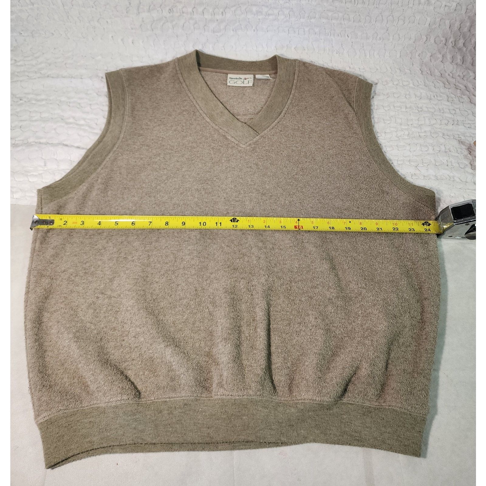 Reebok Vintage Reebok Sweater Vest Men's L Green Chunky V-Neck Golf Size US L / EU 52-54 / 3 - 5 Thumbnail