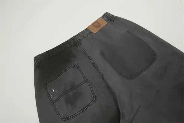 Japanese Brand Eno Distressed punk washed gradient loose straight jeans Size US 32 / EU 48 - 4 Thumbnail