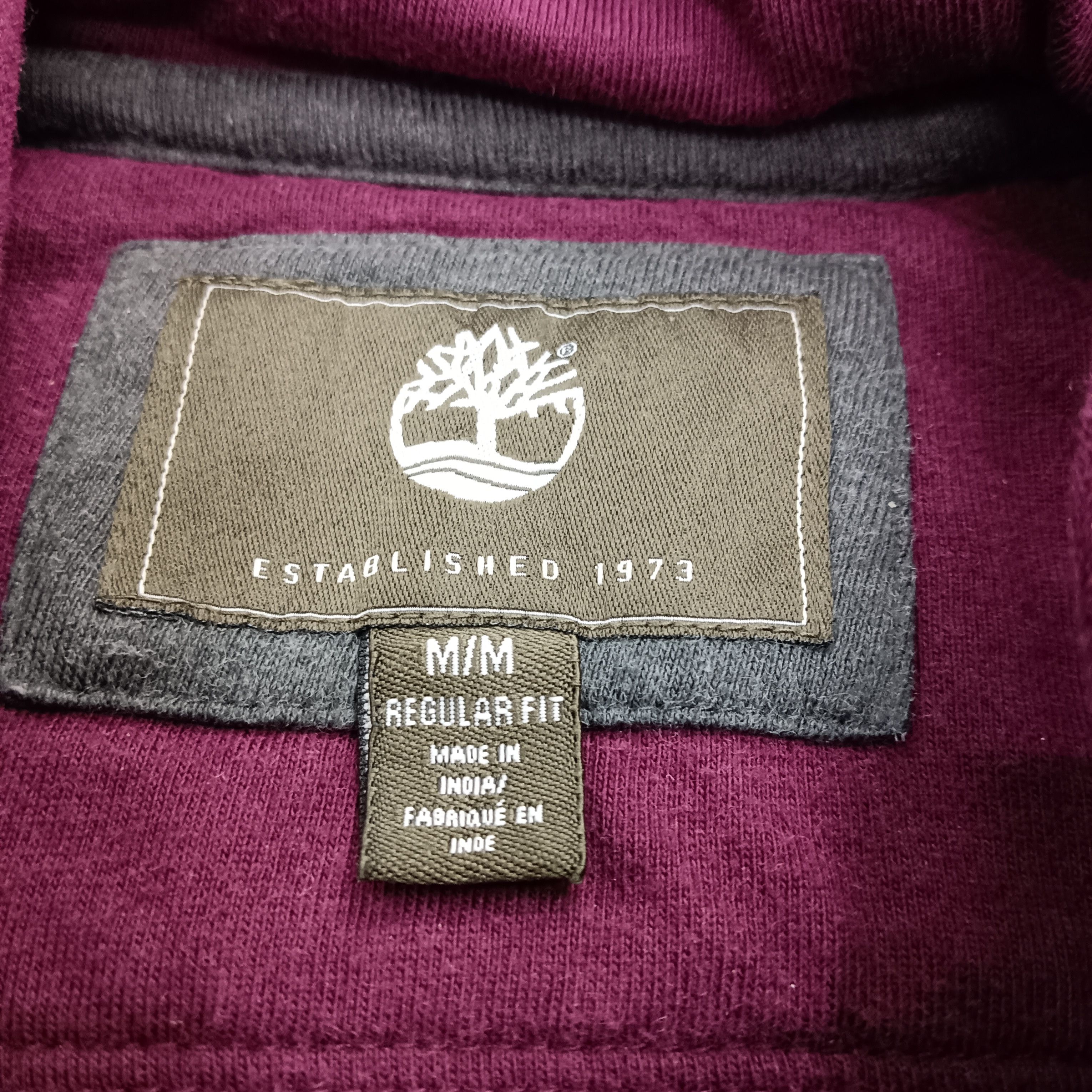 Timberland Vintage Timberland Embroidery Zipper Up Hoodie Size US M / EU 48-50 / 2 - 6 Thumbnail