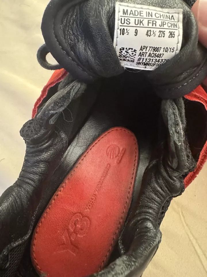 Y-3 Y-3 Rhita Sport Red Sneakers Size US 10.5 / IT 40.5 - 5 Thumbnail