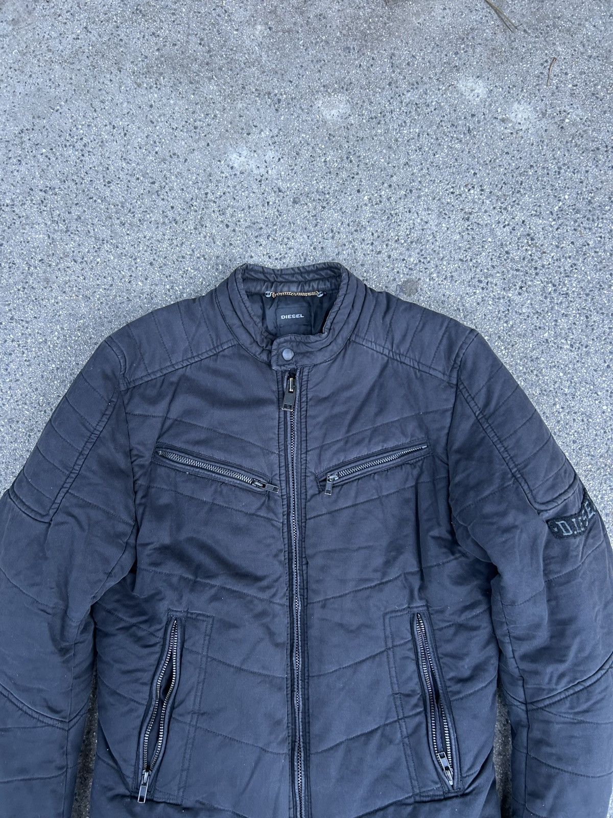 Diesel Diesel Vintage black Jacket Y2K Bomber with patch Size M / US 6-8 / IT 42-44 - 4 Thumbnail