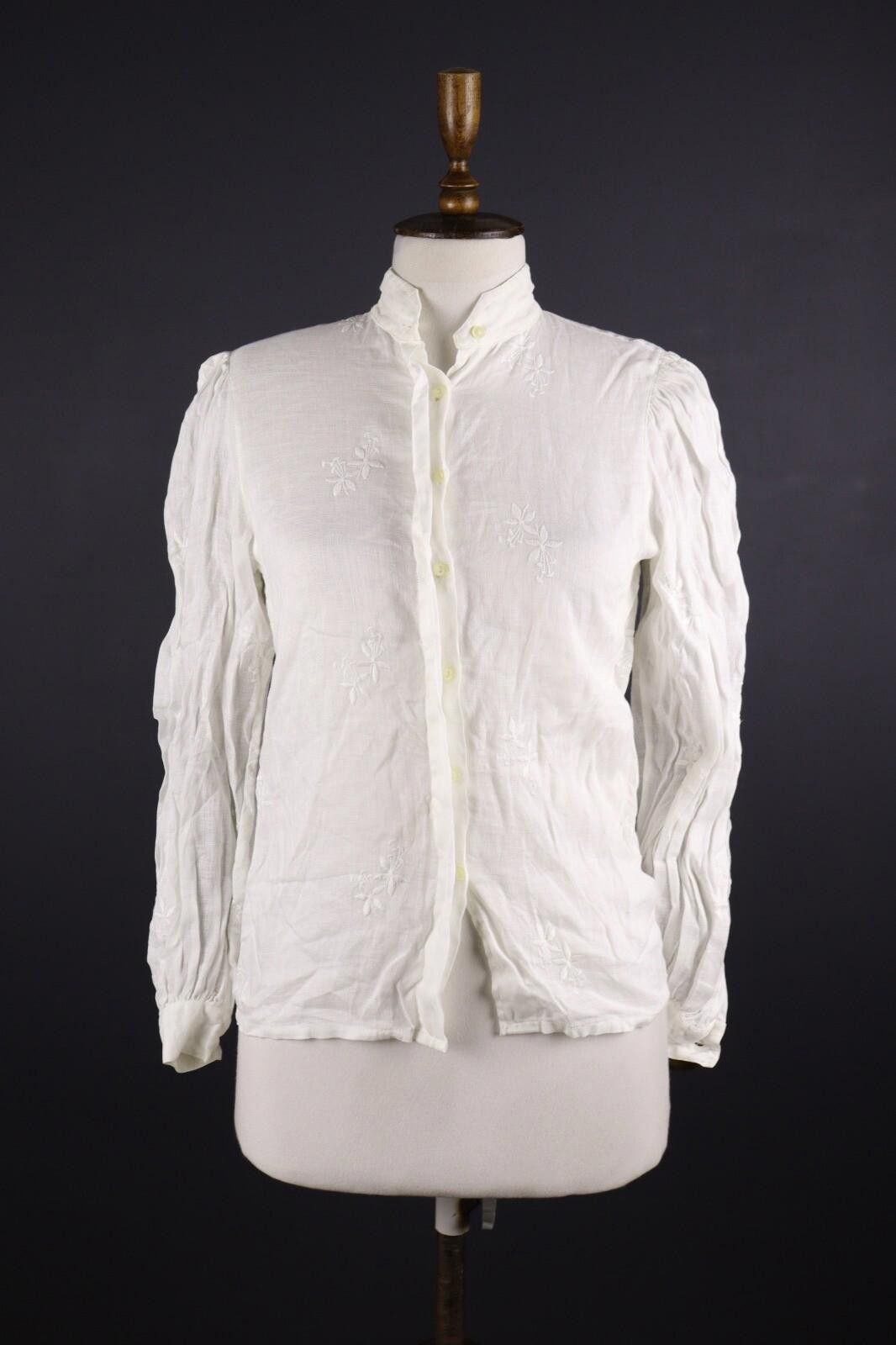 Escada Escada Margareta Ley Vintage Linen Floral Blouse Size 34 Size M / US 6-8 / IT 42-44 - 1 Thumbnail