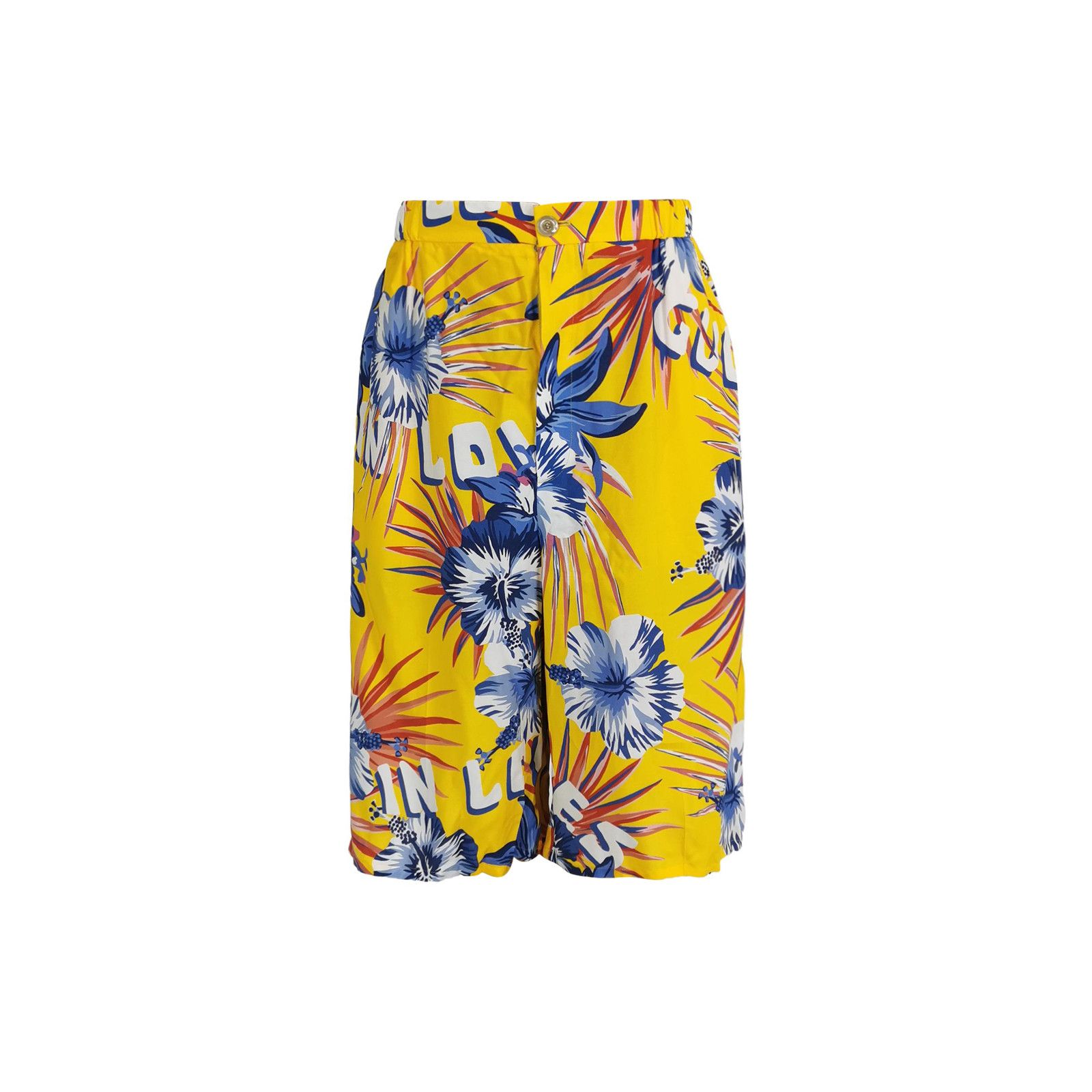 Gucci Gucci Floral Hibiscus Print Shorts Size 42 Size 28" / US 6 / IT 42 - 1 Thumbnail