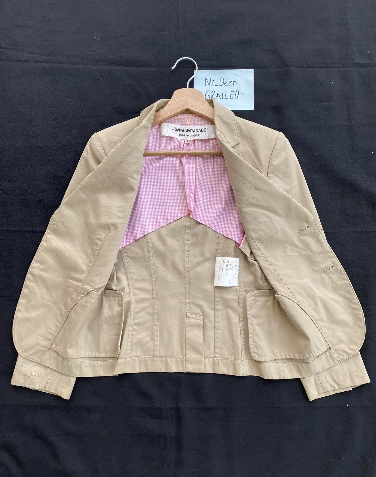 Comme des Garcons Rare Vintage Junya Watanabe x CDG Comme Des Garcons Blazer Size S / US 4 / IT 40 - 11 Thumbnail