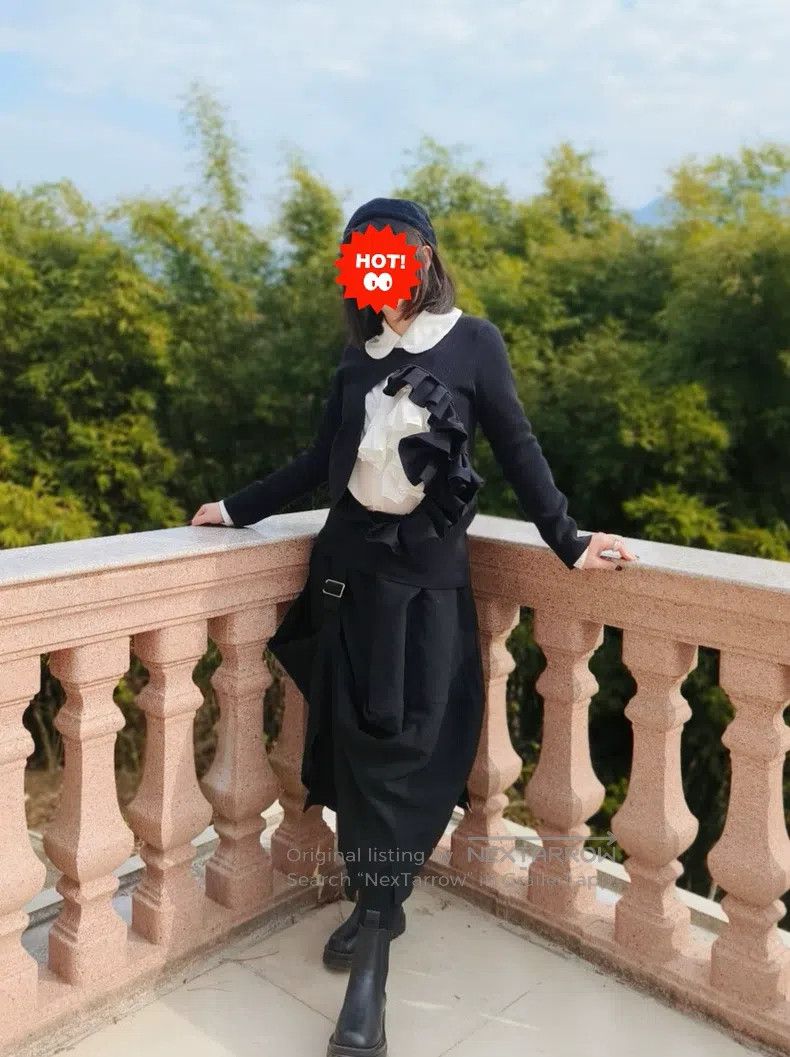 Comme des Garcons Comme Des Garcons Ripped Knit Sweater Size XS / US 0-2 / IT 36-38 - 2 Thumbnail