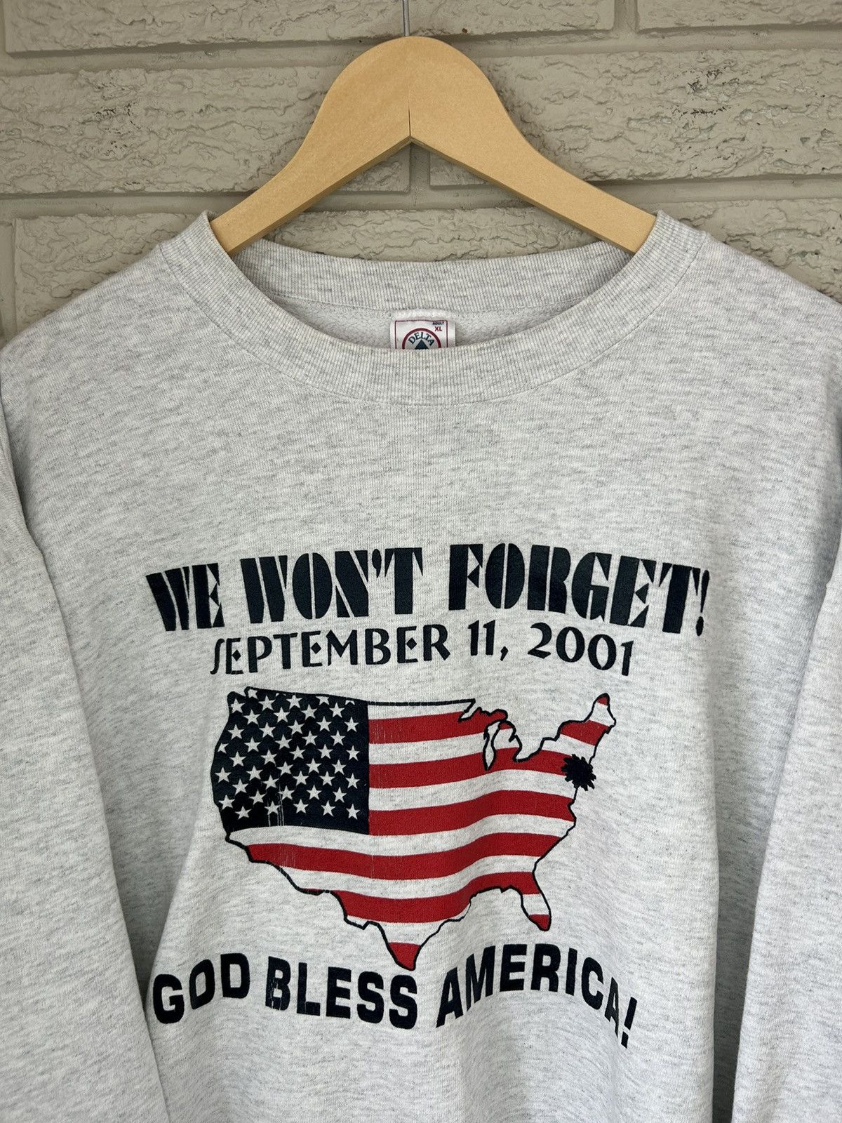 Vintage Vintage 9/11 We Wont Forget Crewneck Size US XL / EU 56 / 4 - 3 Thumbnail