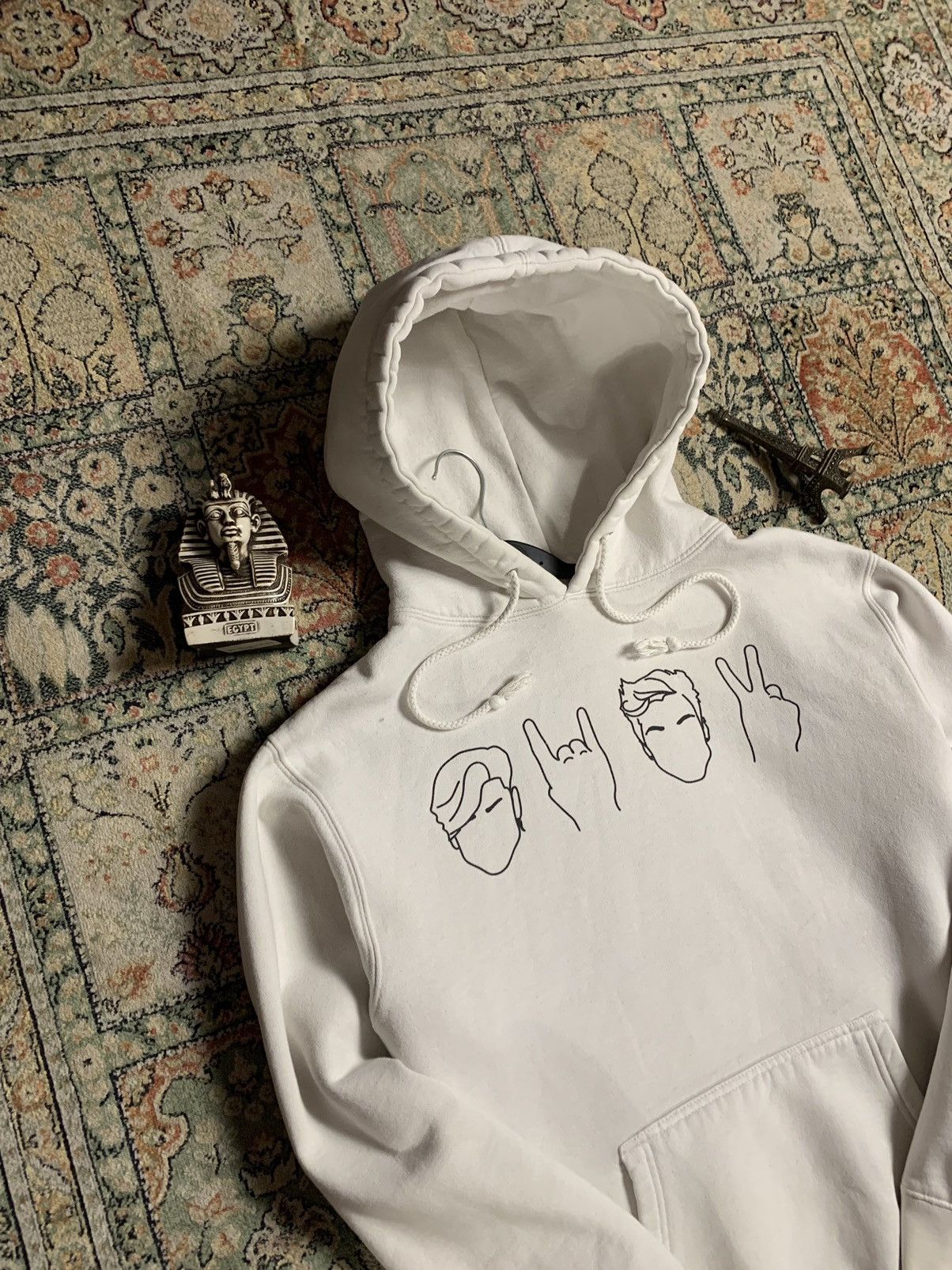 Band Tees × Independent Trading Co. Independent Trending Co “ Dolan Twins “ white hoodie Size US S / EU 44-46 / 1 - 4 Thumbnail