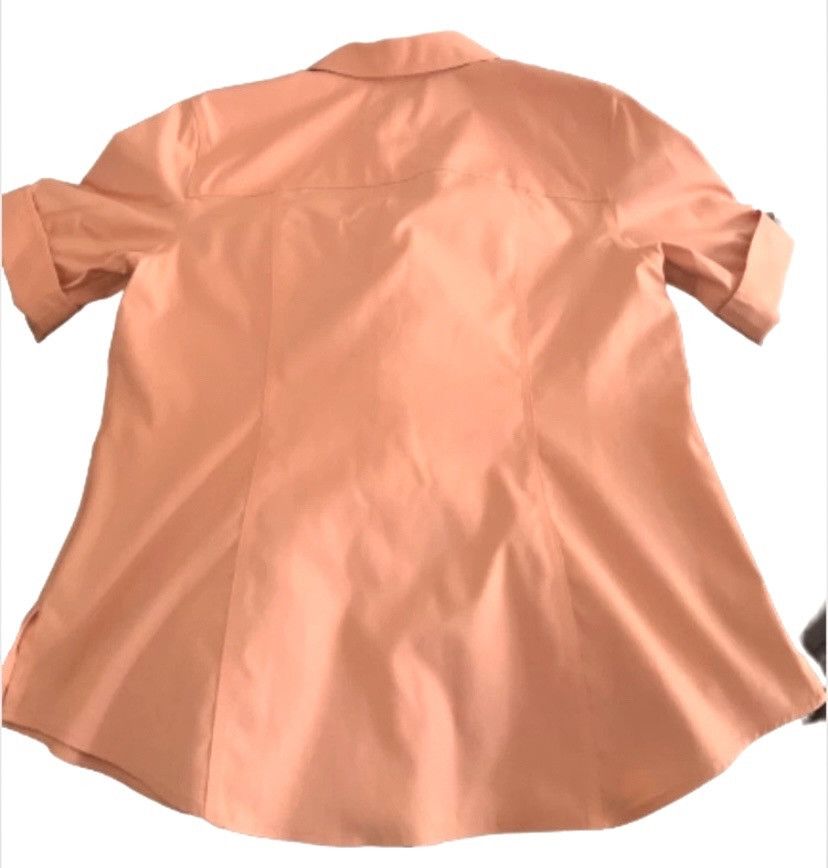 Chicos Chico’s Non-Iron Stretch Button-Down Shirt - Size 0 Small Size XS / US 0-2 / IT 36-38 - 4 Thumbnail