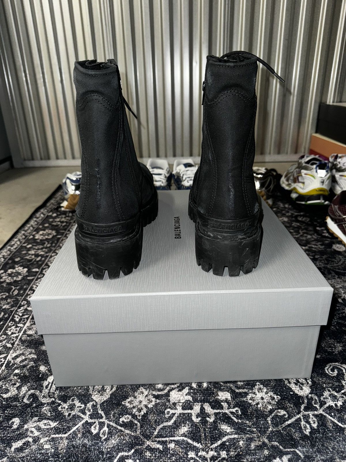 Balenciaga BALENCIAGA BLACK STRIKE BOOTS SIZE 43 NEW Size US 10 / EU 43 - 3 Thumbnail