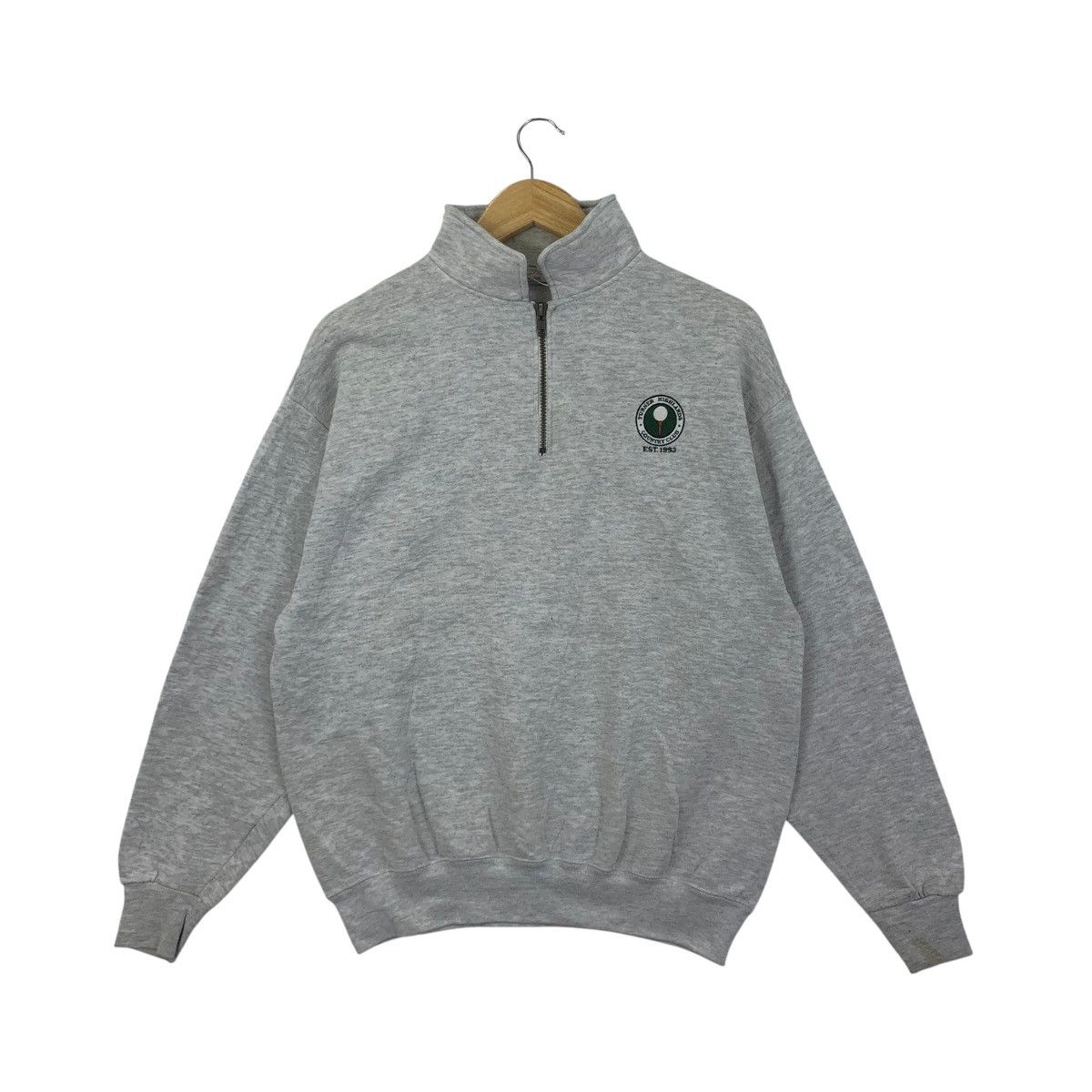 Jerzees Vintage TURNER HIGHLANDS Country Club Est 1993 Fleece Half Size US L / EU 52-54 / 3 - 1 Thumbnail