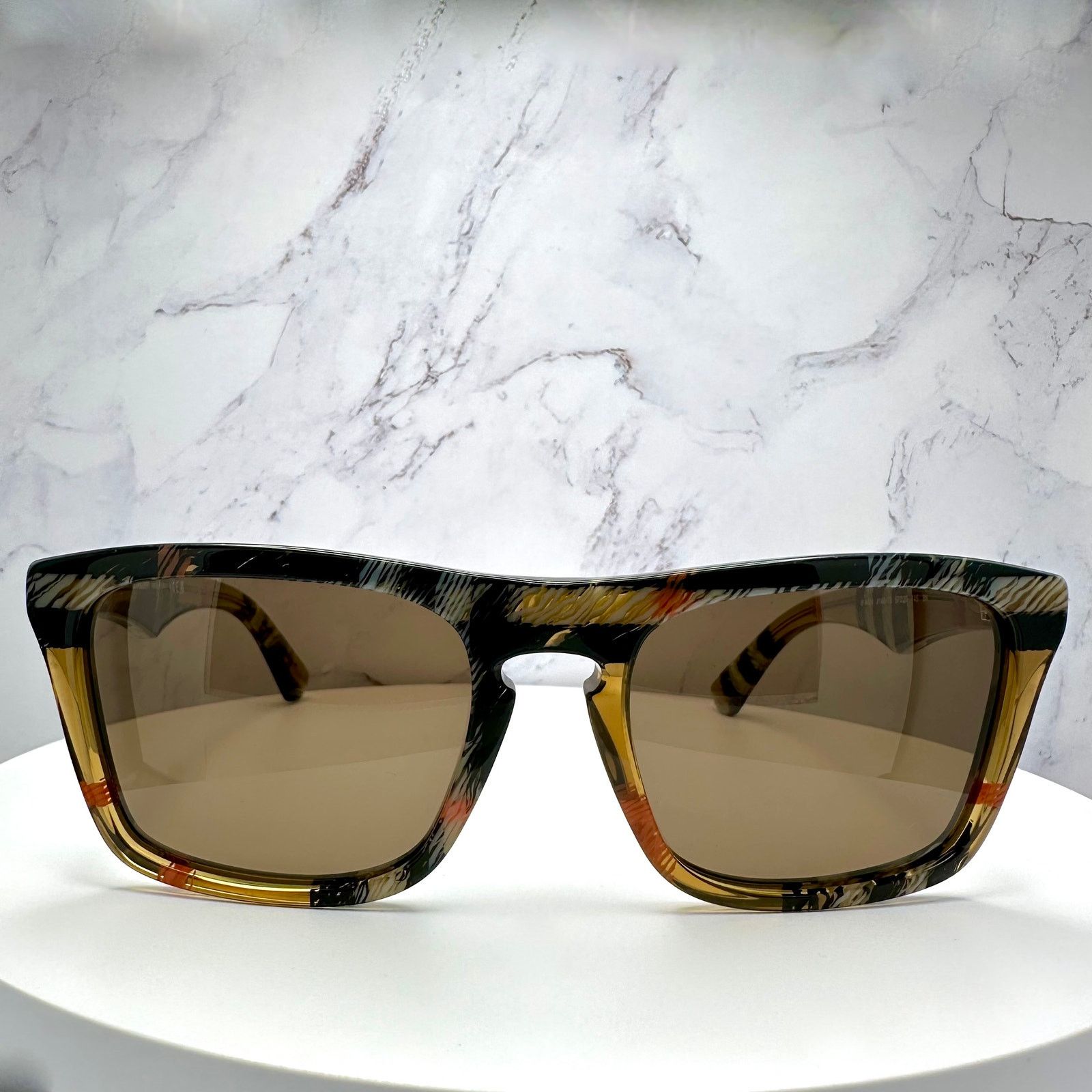 Burberry Burberry New Sunglasses Brown Black Square Classic Check Size ONE SIZE - 2 Thumbnail