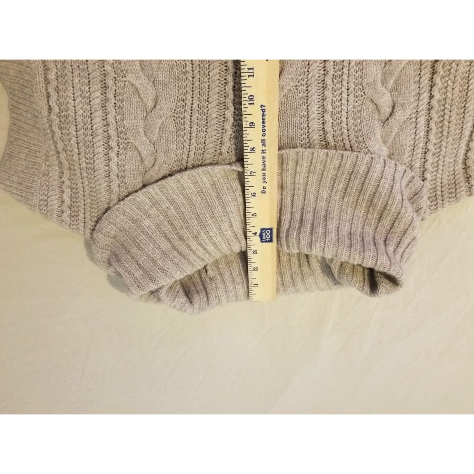 Banana Republic VINTAGE? No — Banana Republic Womens Wool Sweater Dress S Small Khaki Beige Knit Knee Length Casual Fall Spring Women Size S / US 4 / IT 40 - 6 Thumbnail