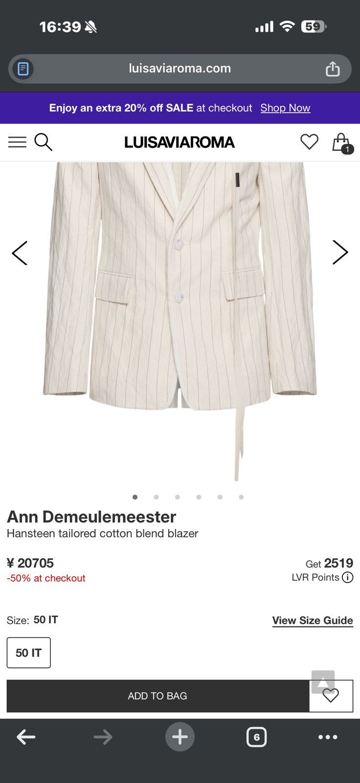 Ann Demeulemeester Ann Demeulemeester Hansteen tailored blazer Size US L / EU 52-54 / 3 - 10 Thumbnail