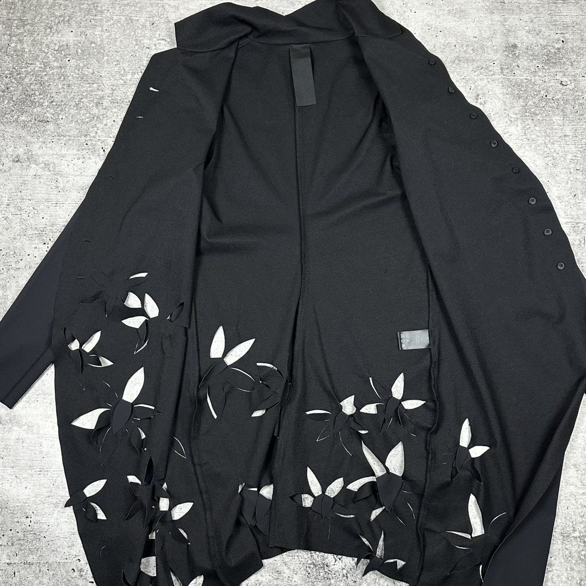 Rundholz Rundholz Black Label Coat Flower Cutouts Black Nylon Women Size S / US 4 / IT 40 - 16 Thumbnail