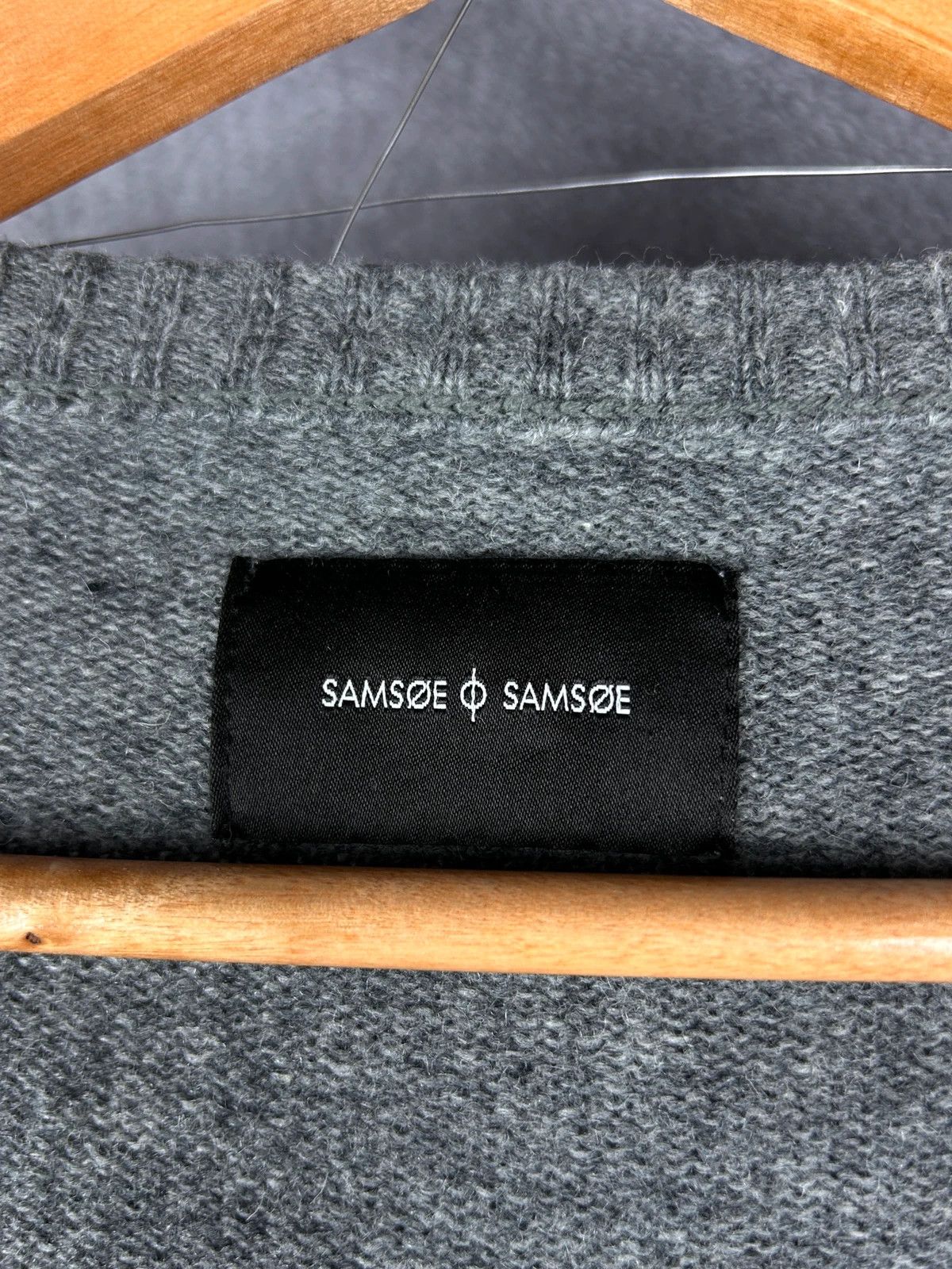 Designer × Samsoe Samsoe Samsoe Samsoe Heine Cardigan woolen classic grey Size US M / EU 48-50 / 2 - 4 Thumbnail