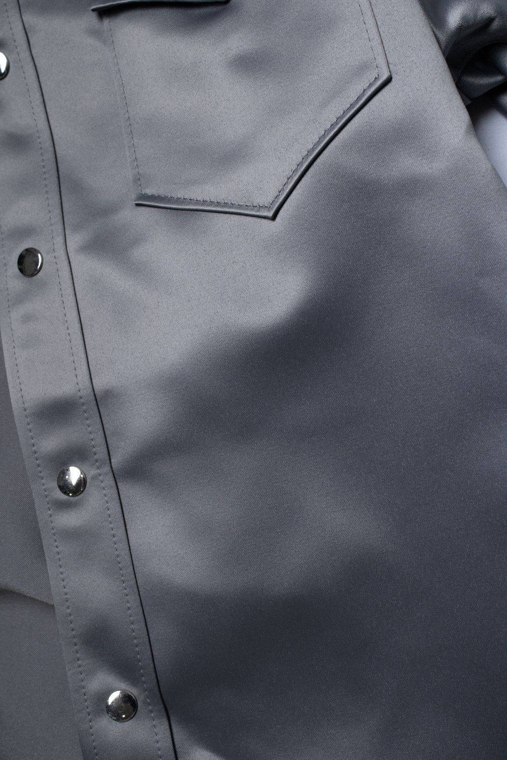 Acne Studios Acne studios, Satin western shirt in grey Size US L / EU 52-54 / 3 - 5 Thumbnail
