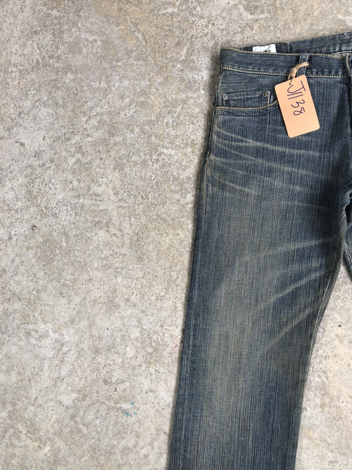 Who Decides War Japanese Takeo Kikuchi Flared Jeans Distressed Jeans Size US 31 - 4 Thumbnail
