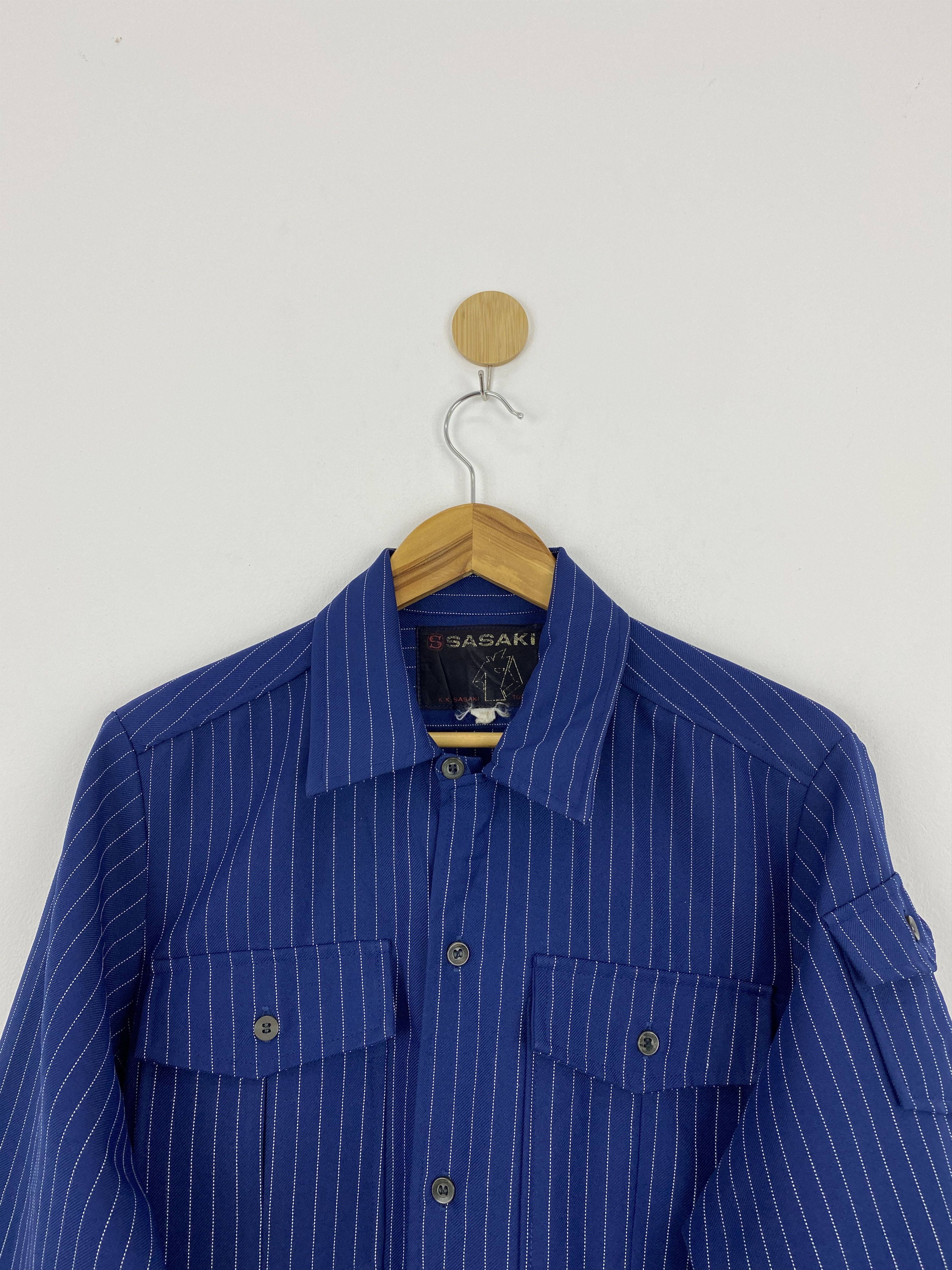 Japanese Brand × The Sak × Vintage Vintage Sasaki Tokyo Hickory Multi Pocket Denim J1769 Size US L / EU 52-54 / 3 - 2 Thumbnail