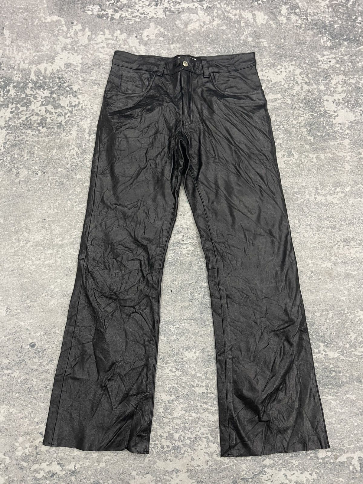 Genuine Leather Moto Field Cow Leather Pants Size US 30 / EU 46 - 1 Thumbnail