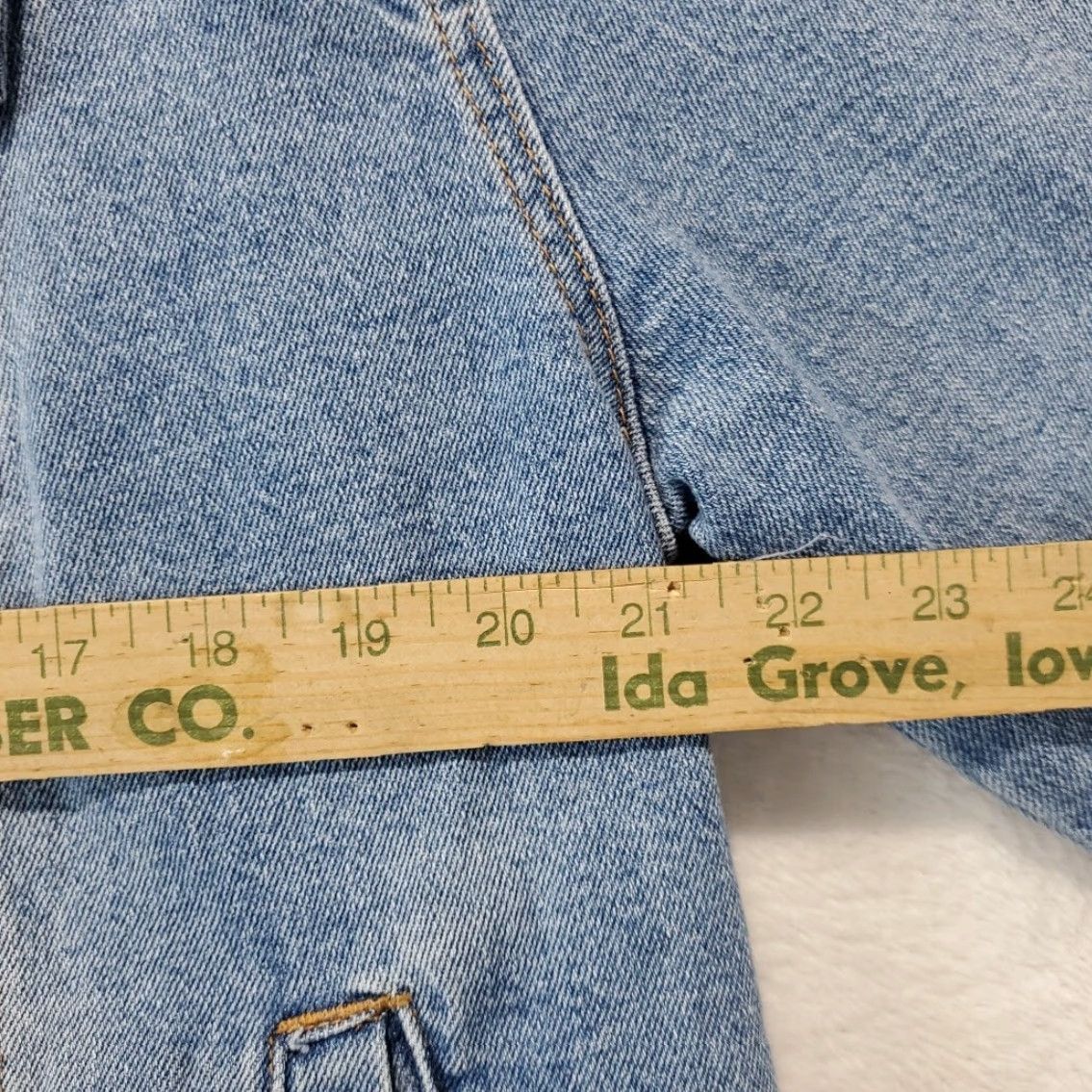 Vintage VINTAGE RE generation Women's Blue Jean Jacket Distressed Grunge Celebrity Pink Size XL Size 40" / US 18 - 4 Thumbnail