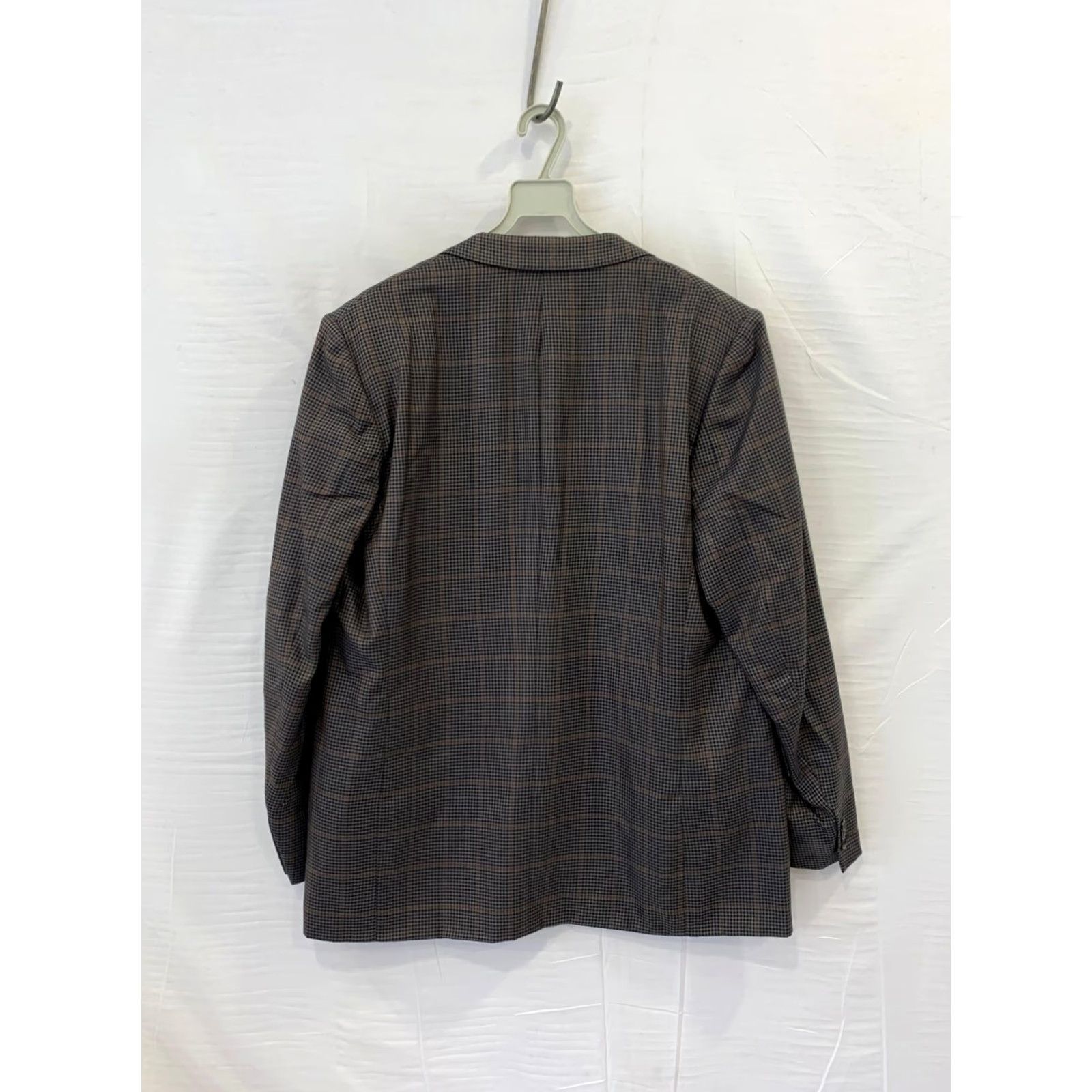 Brioni BRIONI Roman Style Blazer Sport Coat Ferrari 46R Brown Plaid Silk Cashmere 2 Piece Men Size 46R - 7 Thumbnail