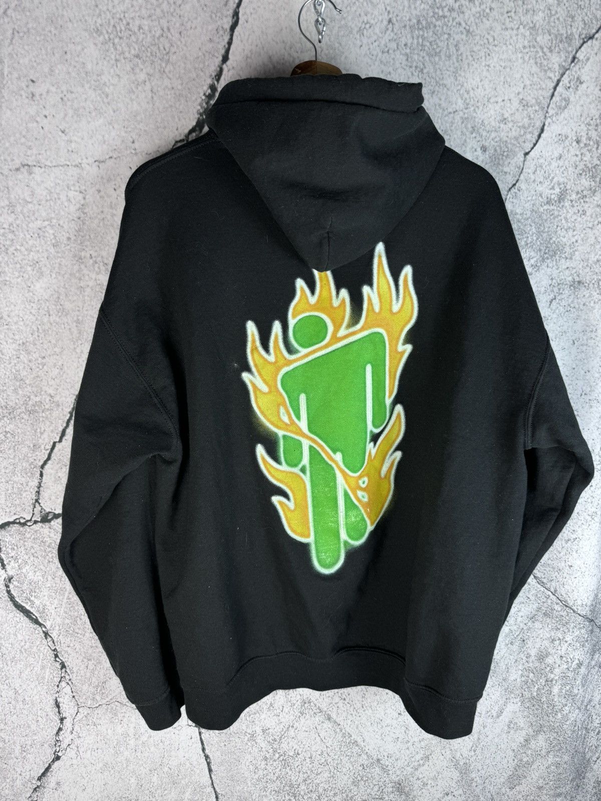 Band Tees × Billie Eilish Billie Eilish flames y2k Hoodie Tour Size US L / EU 52-54 / 3 - 2 Thumbnail