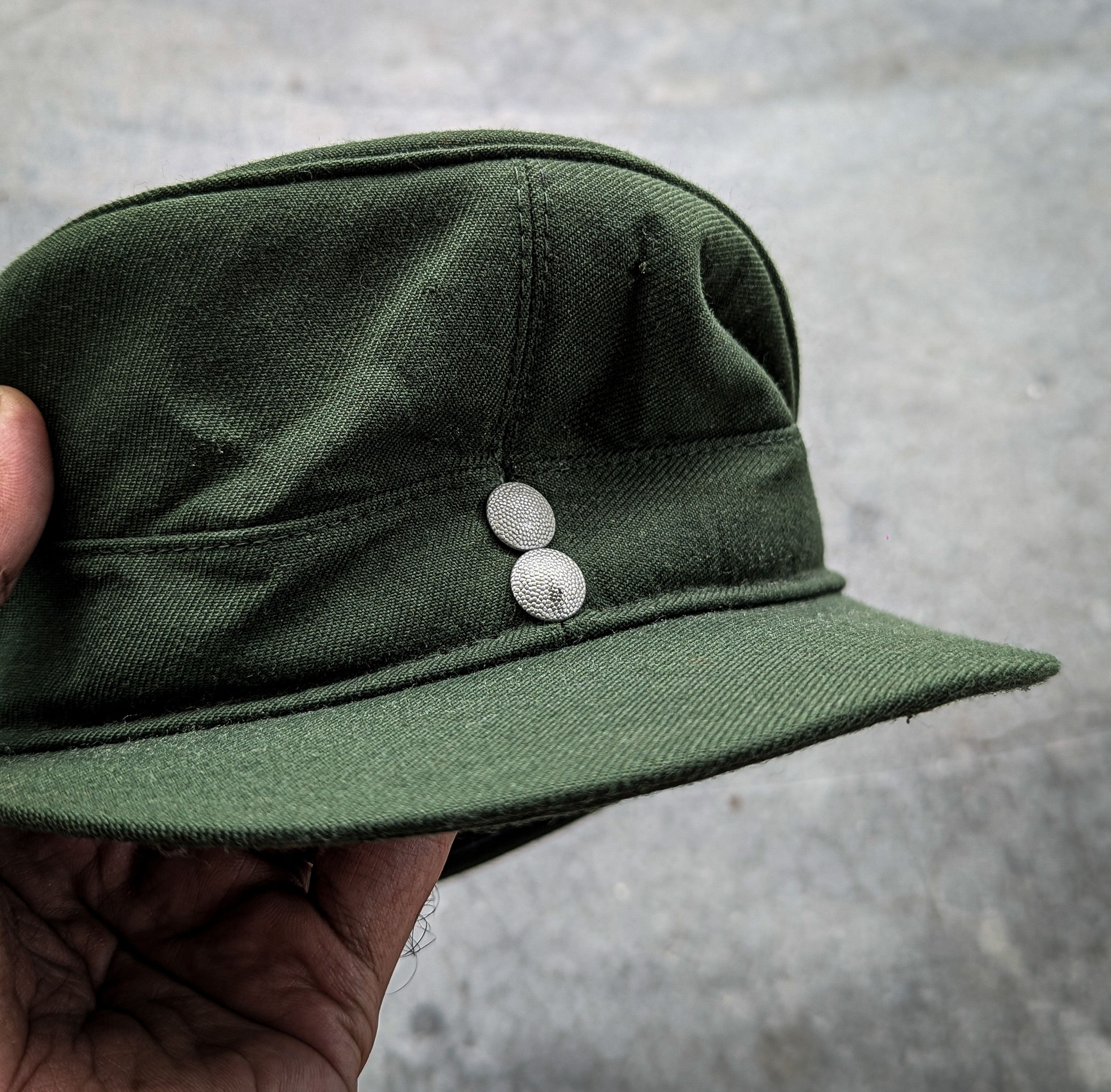 Vintage Vintage 80's WWII Alkero German Military Hat Size ONE SIZE - 9 Thumbnail