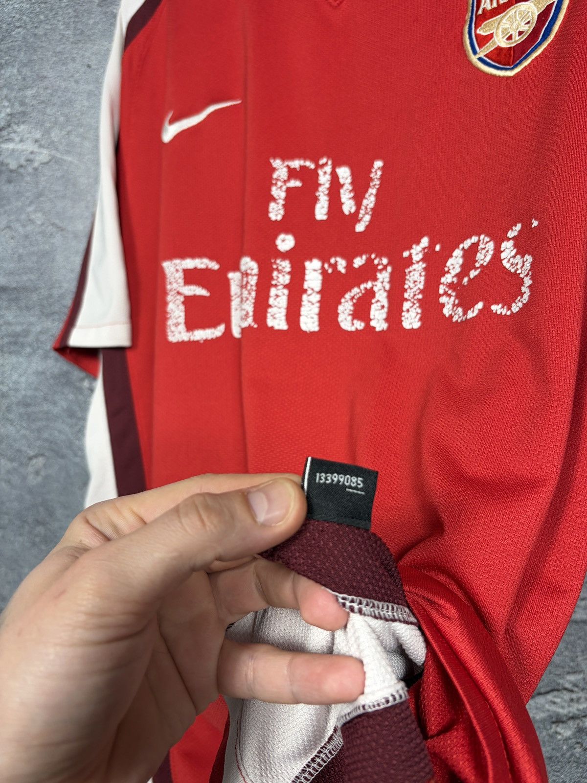 Nike Vintage 2008 Nike Arsenal #23 Arshavin Jersey T-shirt Size US XL / EU 56 / 4 - 10 Thumbnail