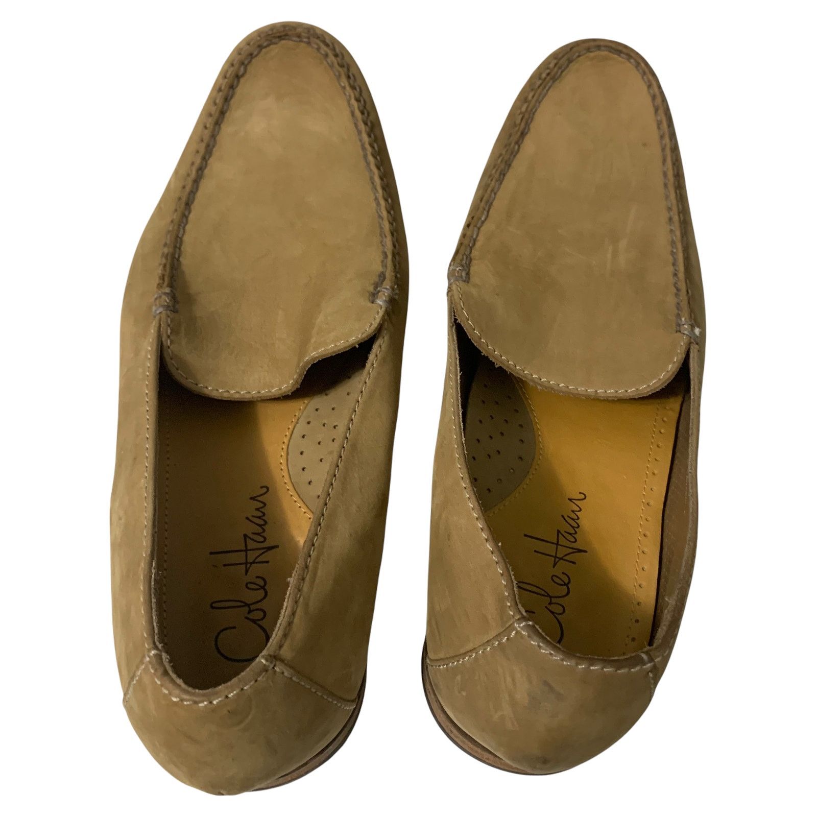 Cole Haan Cole Haan Women's Tan Suede Loafers 10 Corp Light Academia Size US 10 / EU 43 - 5 Thumbnail