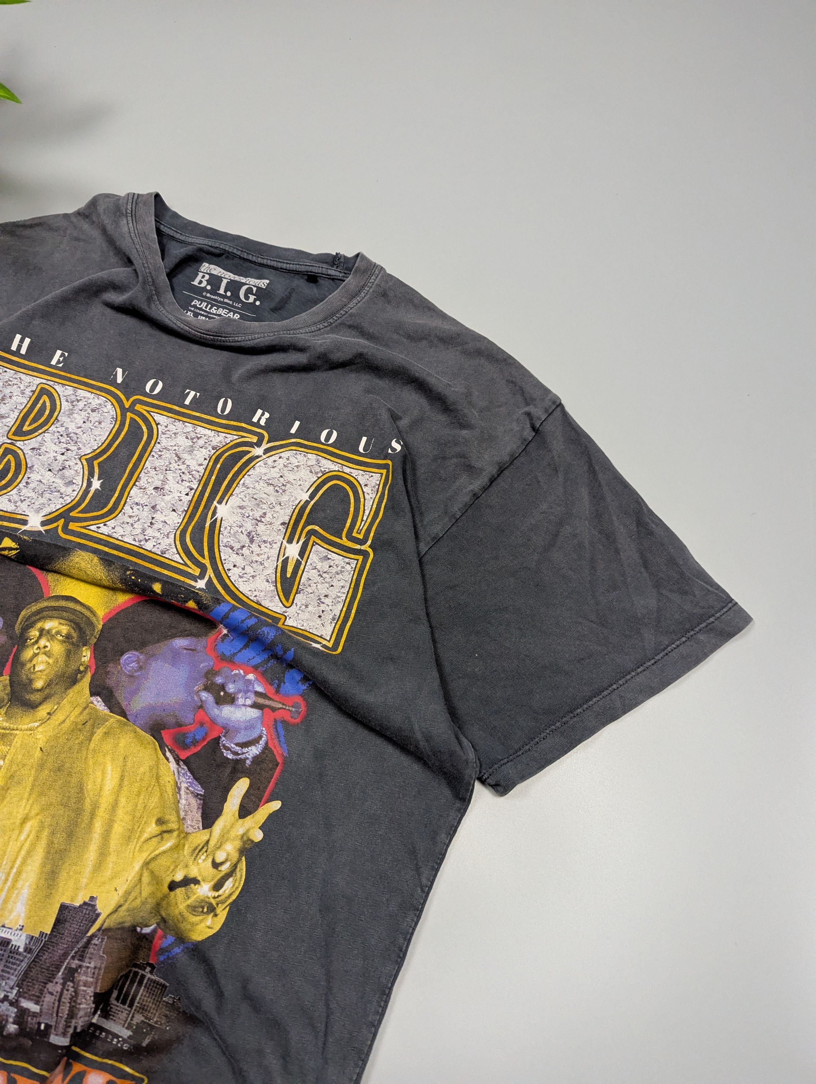 Pull & Bear Notorious B.I.G. x Pull & Bear Graphic T-Shirt Brooklyn Size US XL / EU 56 / 4 - 7 Thumbnail