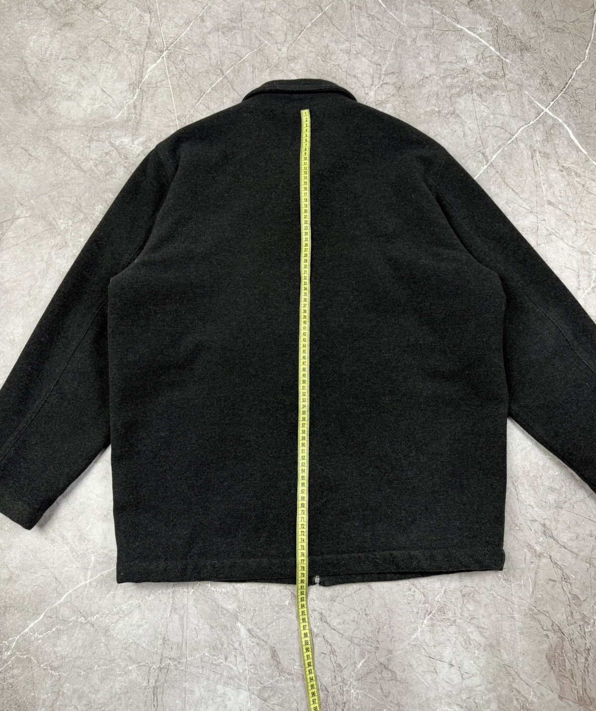 Lacoste Vintage Lacoste Black Wool Coat Jacket Size US XL / EU 56 / 4 - 14 Thumbnail