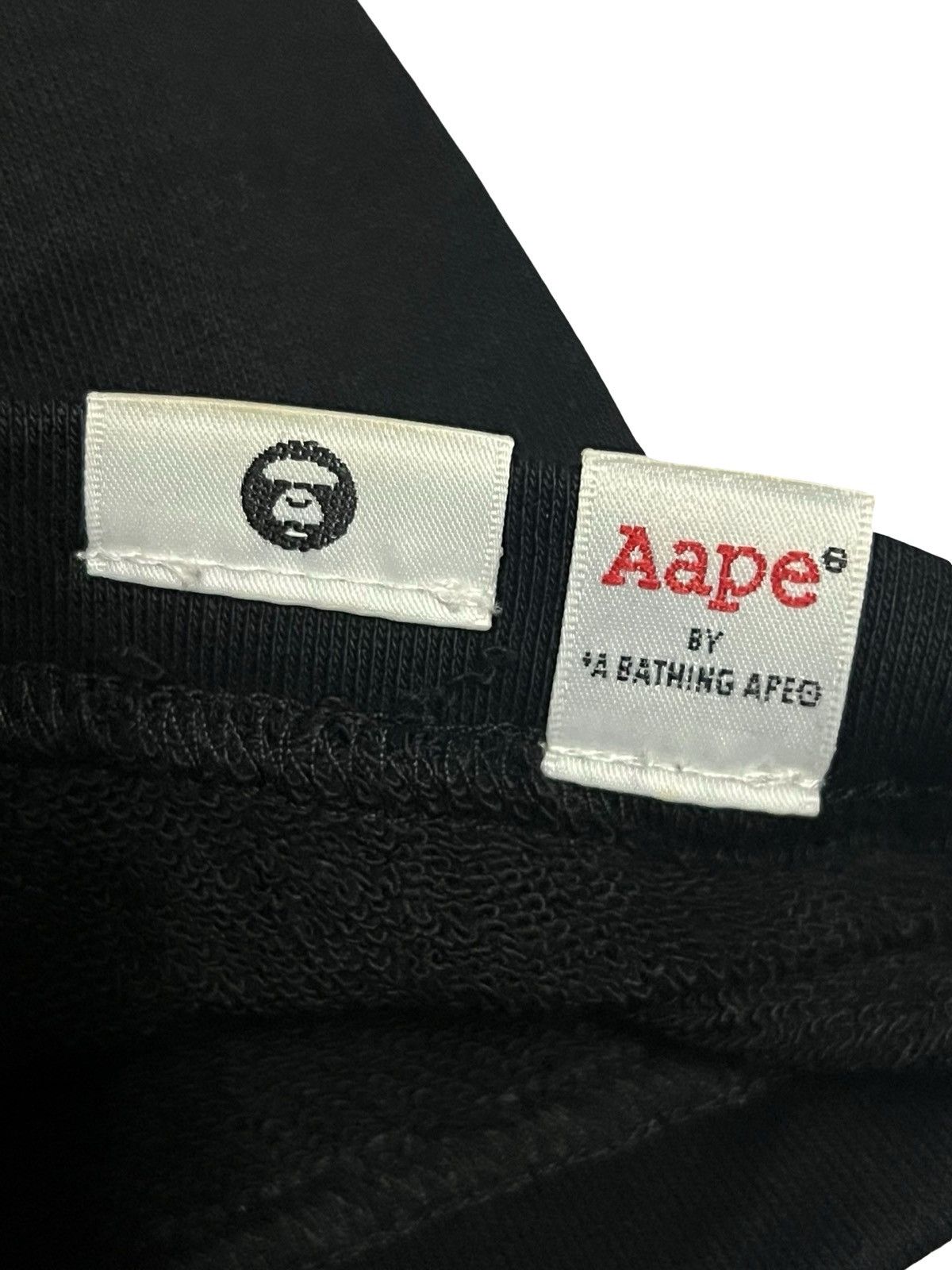 Aape AAPE BY A BATHING APE HALF ZIP S/S HOODIE Size US L / EU 52-54 / 3 - 5 Thumbnail