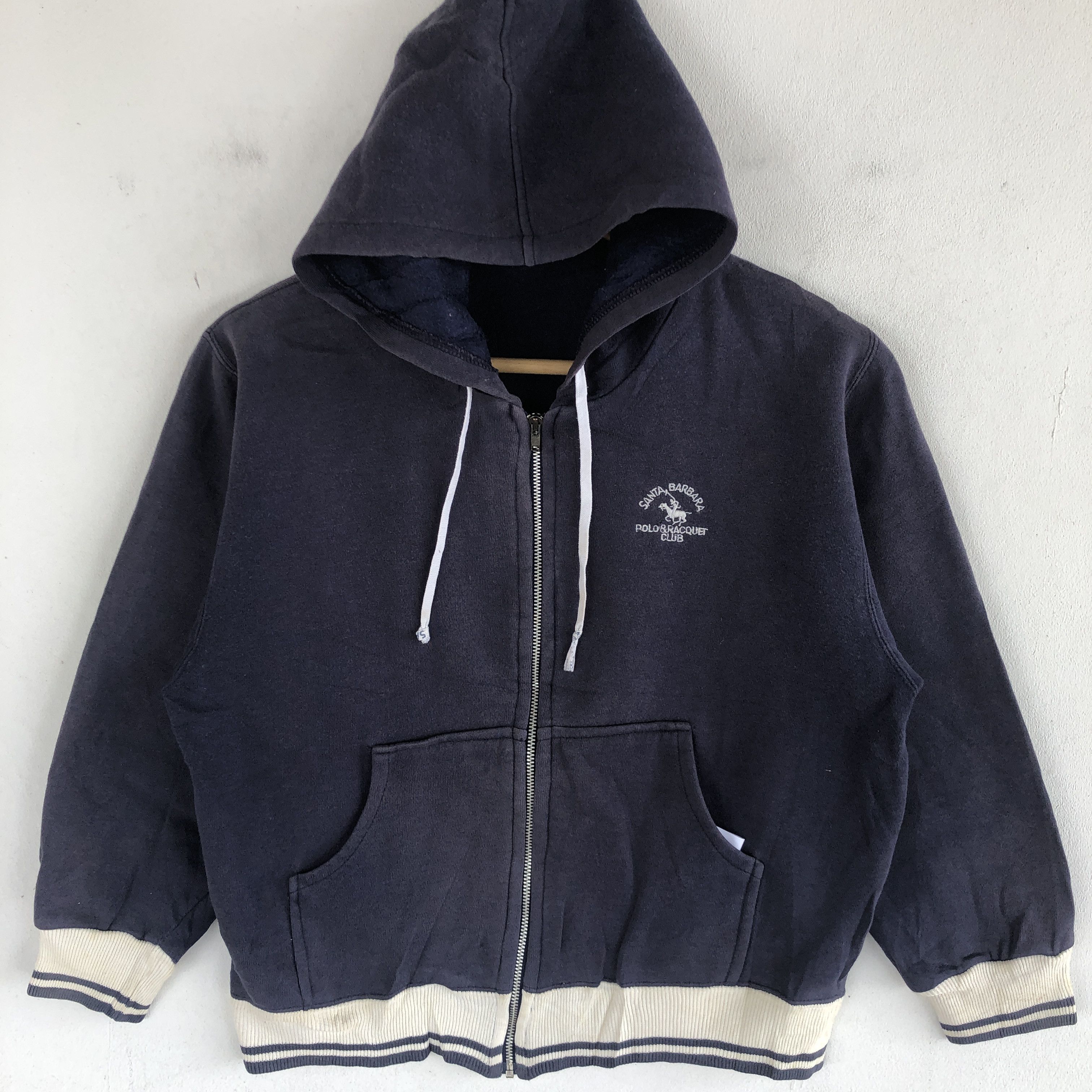 Japanese Brand × Vintage Vintage Sanra Barbara Polo Hoodie Zipper Sweater Sweatshirt Size XS / US 0-2 / IT 36-38 - 4 Thumbnail