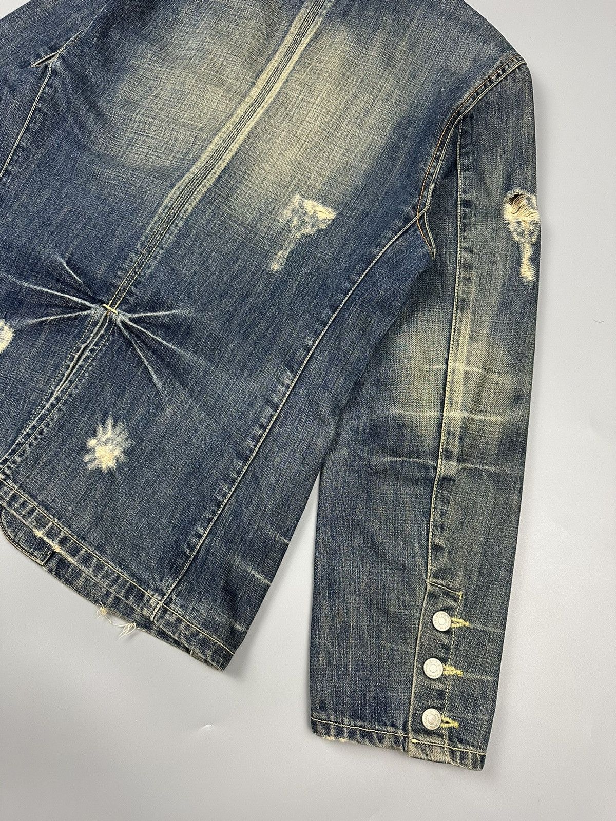Vanquish 🔥Rare🔥Vintage Vanquish Denim Blazer Size US S / EU 44-46 / 1 - 7 Thumbnail