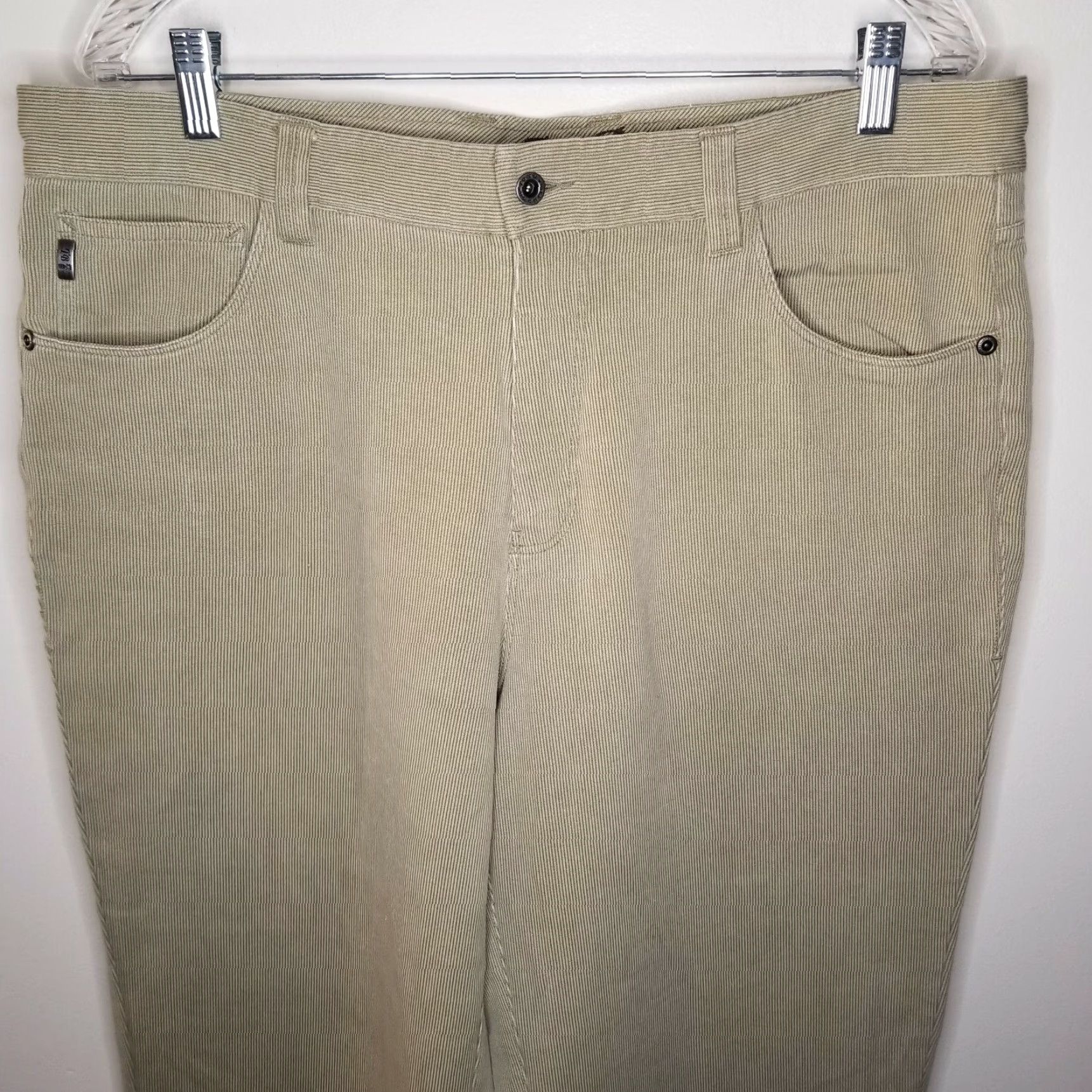 Tommy Bahama TOMMY BAHAMA Dress Pants Mens Beige Silk Cotton Blend Size 36x33 Size US 36 / EU 52 - 2 Thumbnail